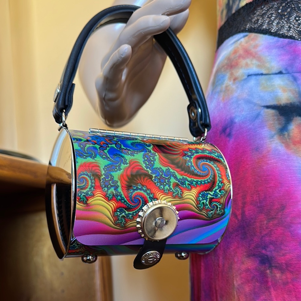 Colorful Designer Women's Bag tie dye